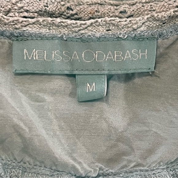 Melissa Odabash Jaz embroidered voile dress or swim cover up M coastal beachy - Picture 14 of 16